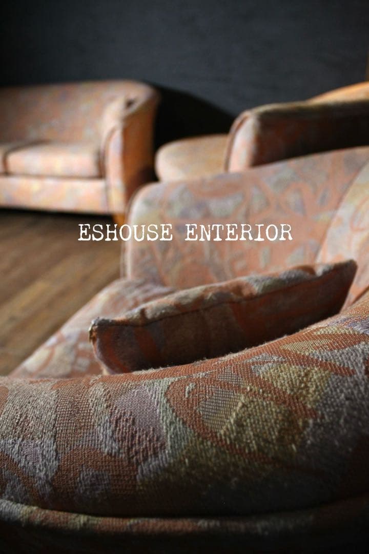 首都圏送無料〜処分セール　90’s バンヌソファ 3台セット　当時価格45万円