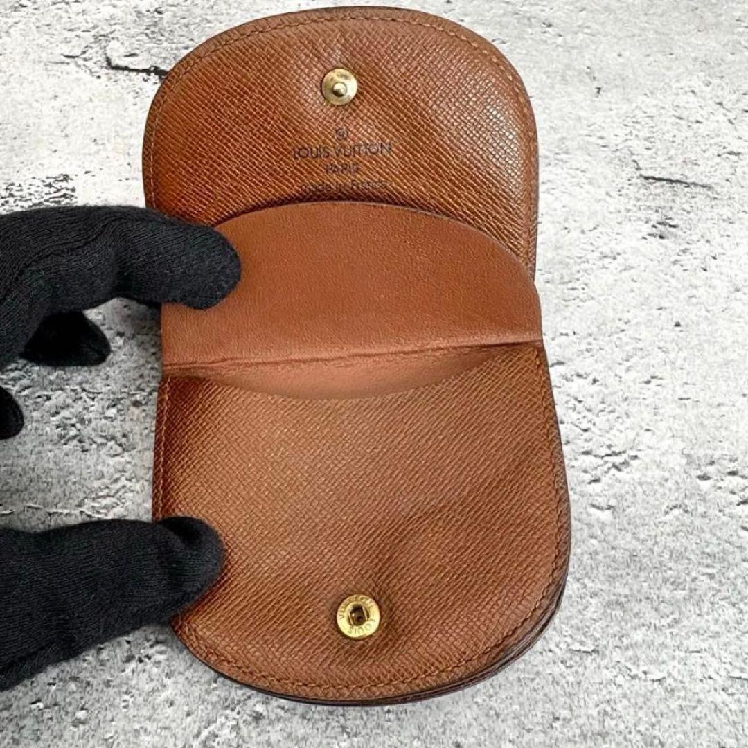 ルイヴィトン モノグラム　小銭入れ　ポルトモネ グセ ケース 　財布