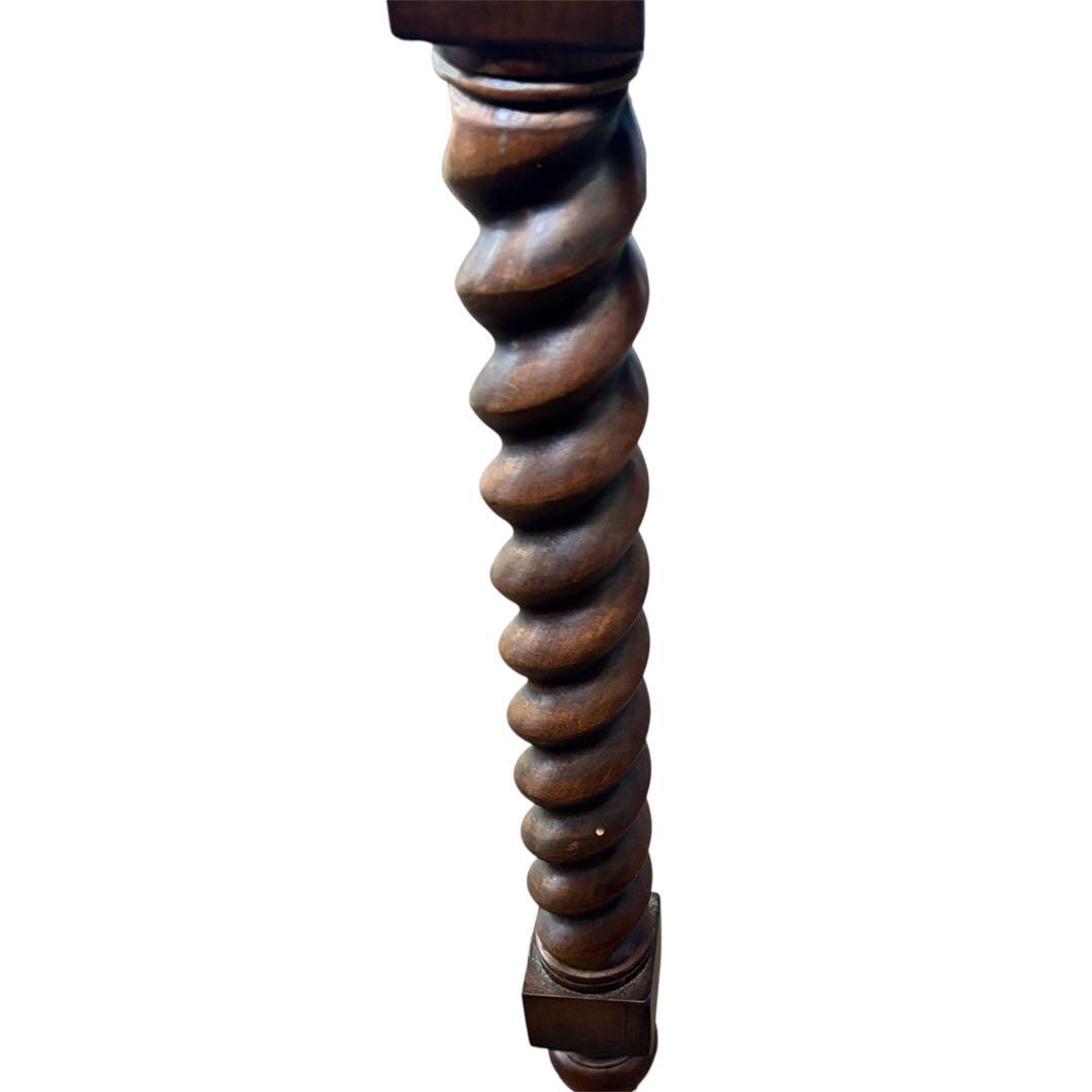 ダイニングテーブル ネジリ脚角 食卓テーブル 145cm アンティーク