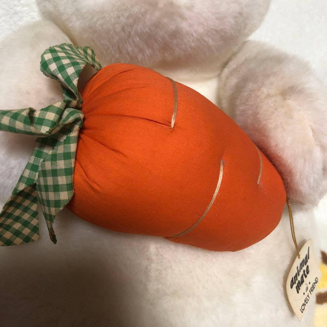 昭和レトロ　ヴィンテージ セキグチ製　ニンジンうさぎ　2Lサイズ　中古品