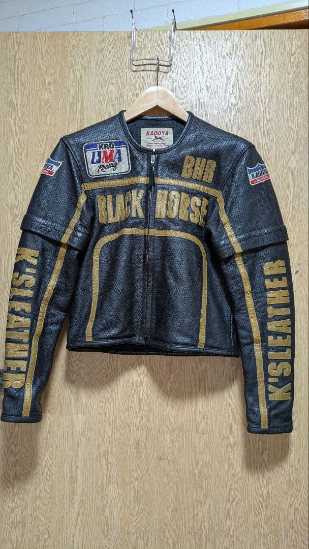 カドヤのパンチングレザージャケット Lサイズ