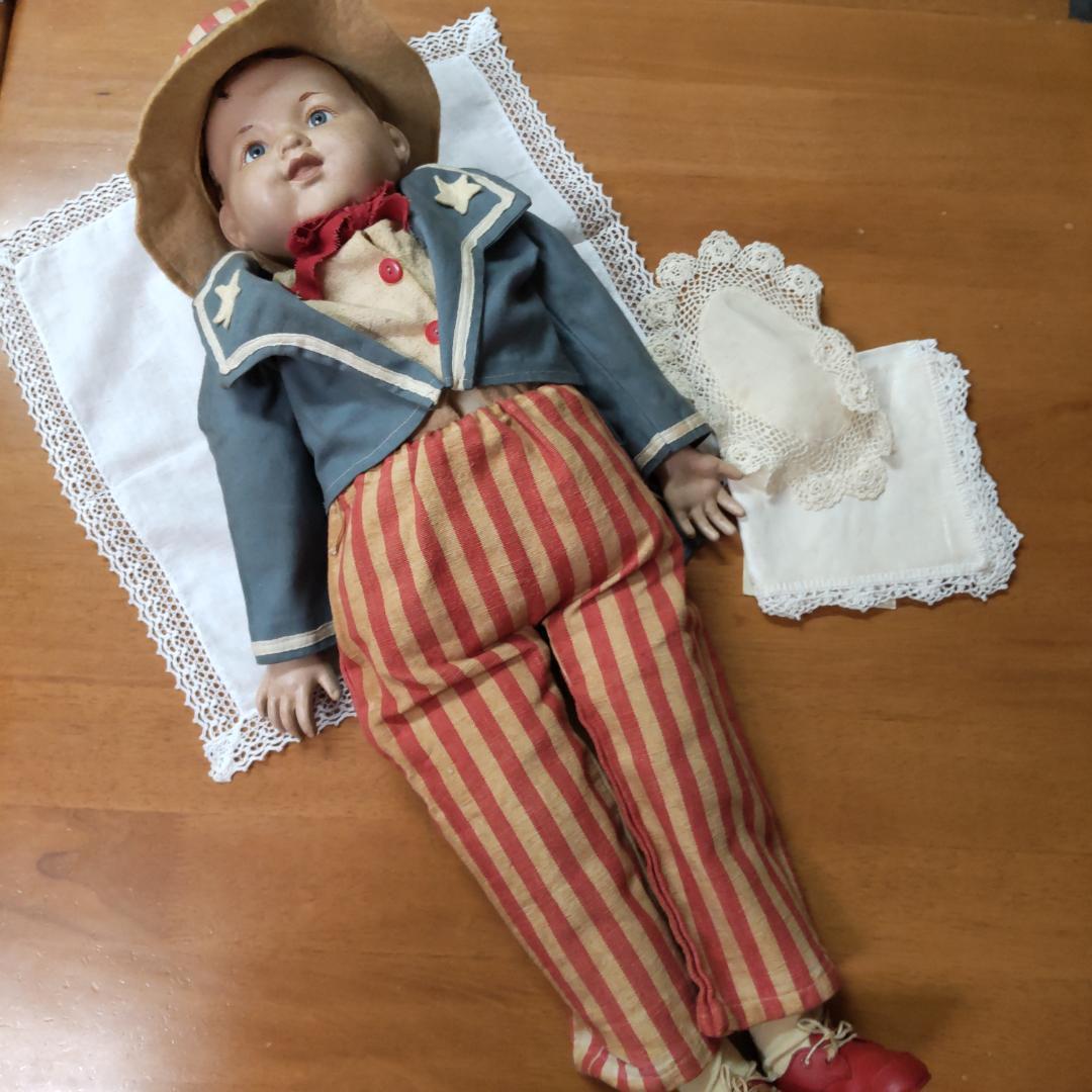 アンティークドールコンポジションリプロ　人形