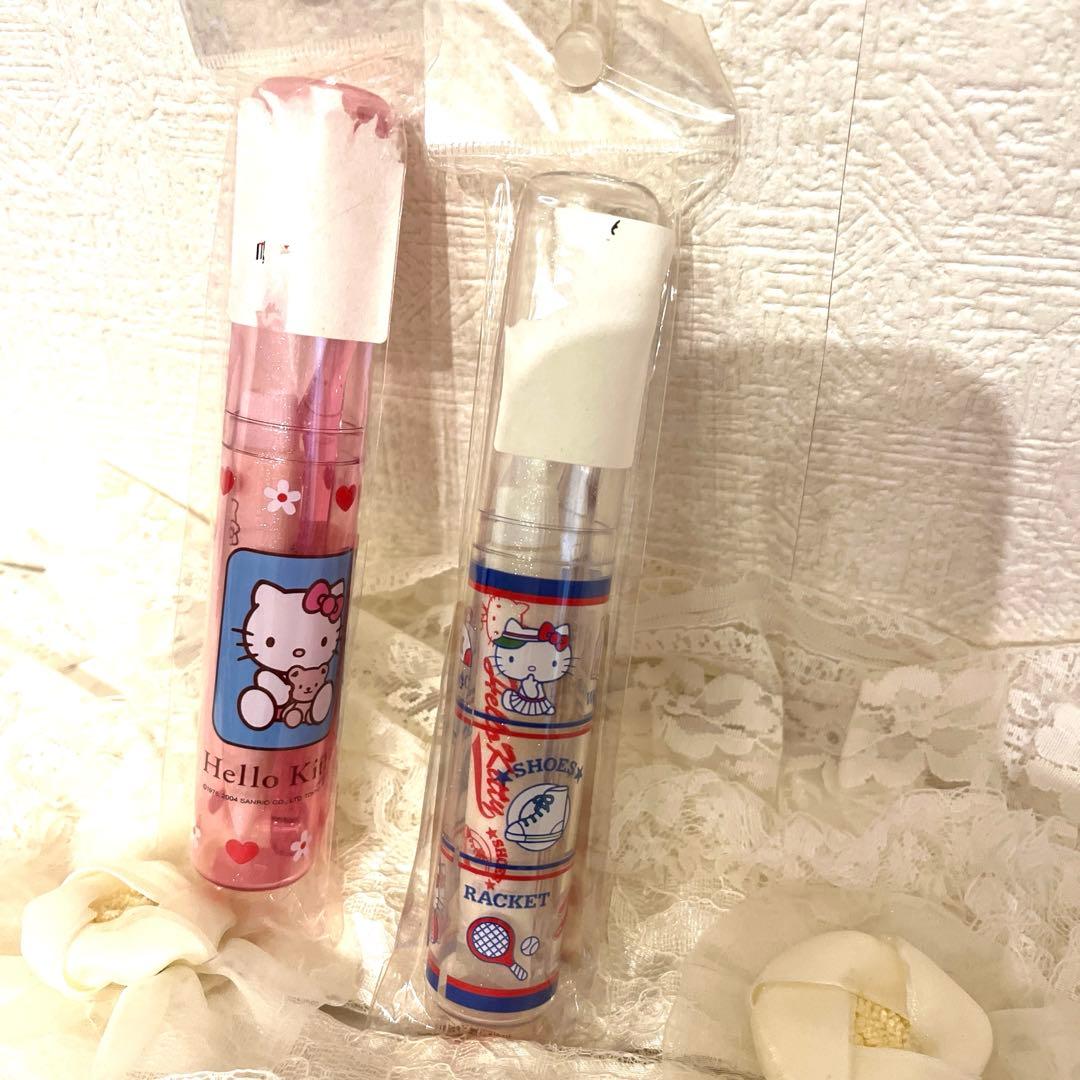 レア‼️レトロデザイン‼️キティ歯ブラシセット丸筒2デザインセット