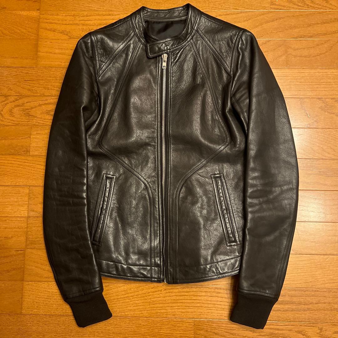 Rick Owens リックオウエンス　インターシャ レザージャケット