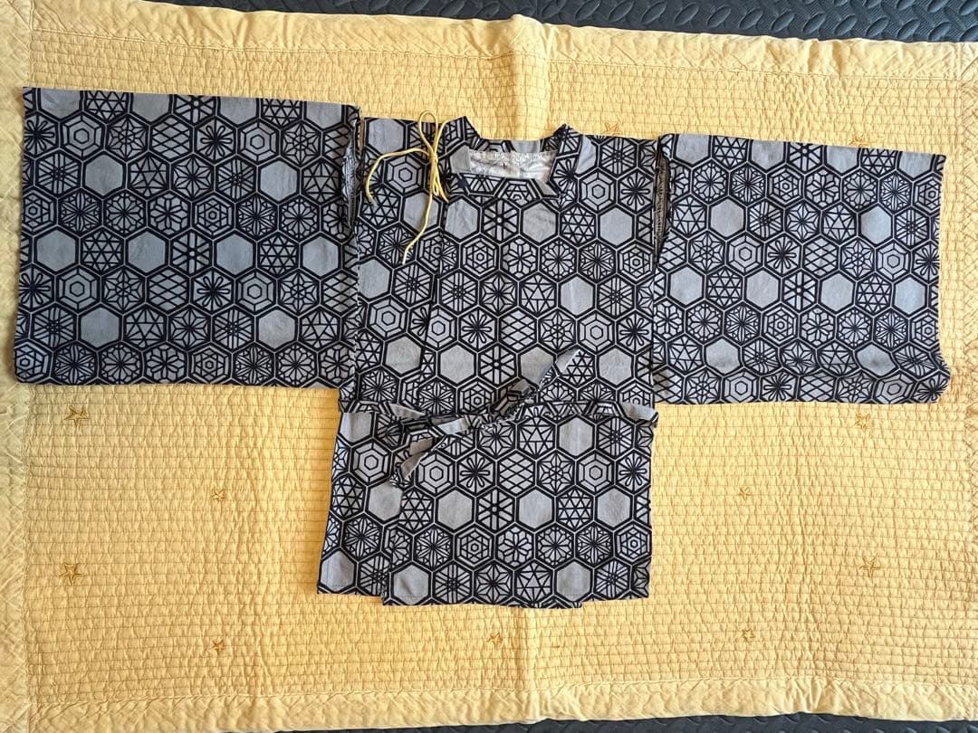 【マツエリ】童の水干、甚平セット(ペンギンのおしり)