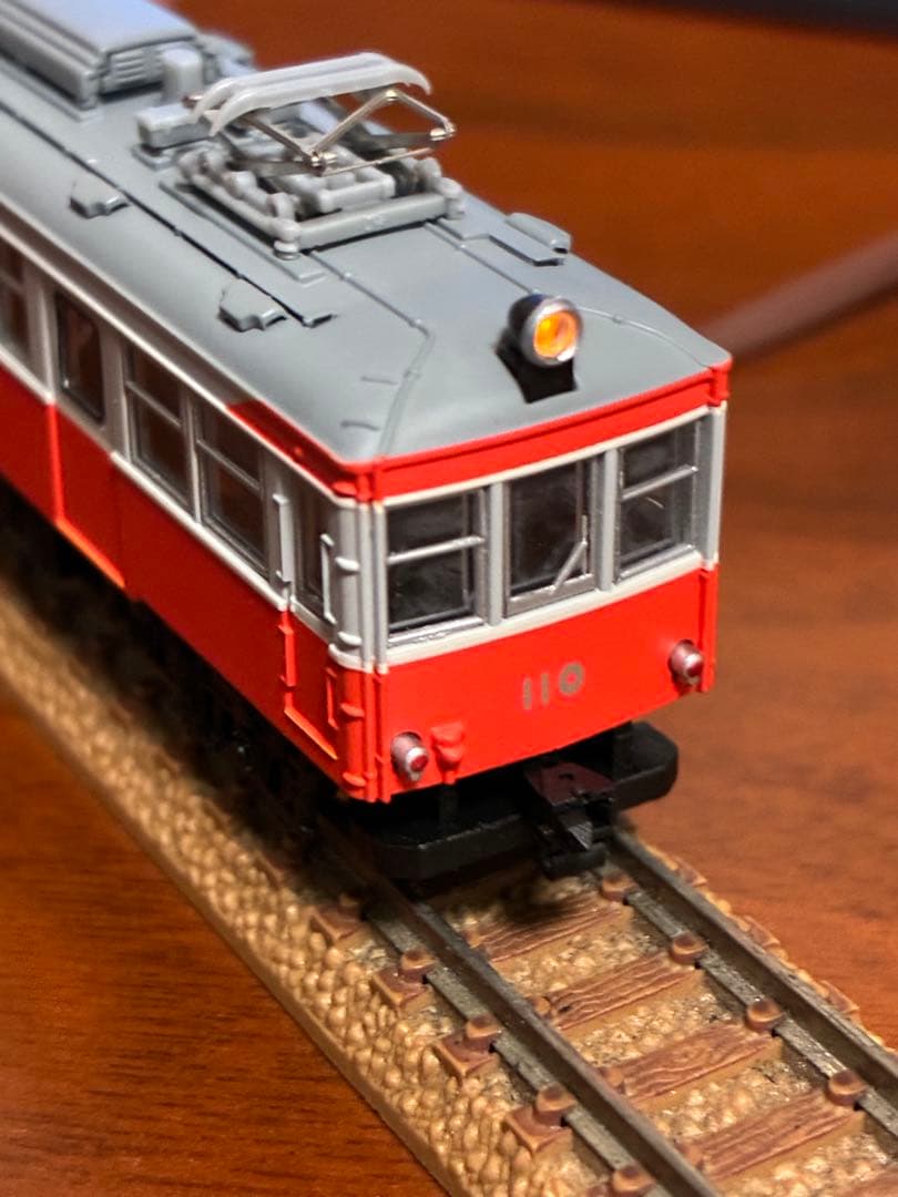 箱根登山鉄道モハ2形　元塗装(2輌セット) モデモ　動力動作確認済