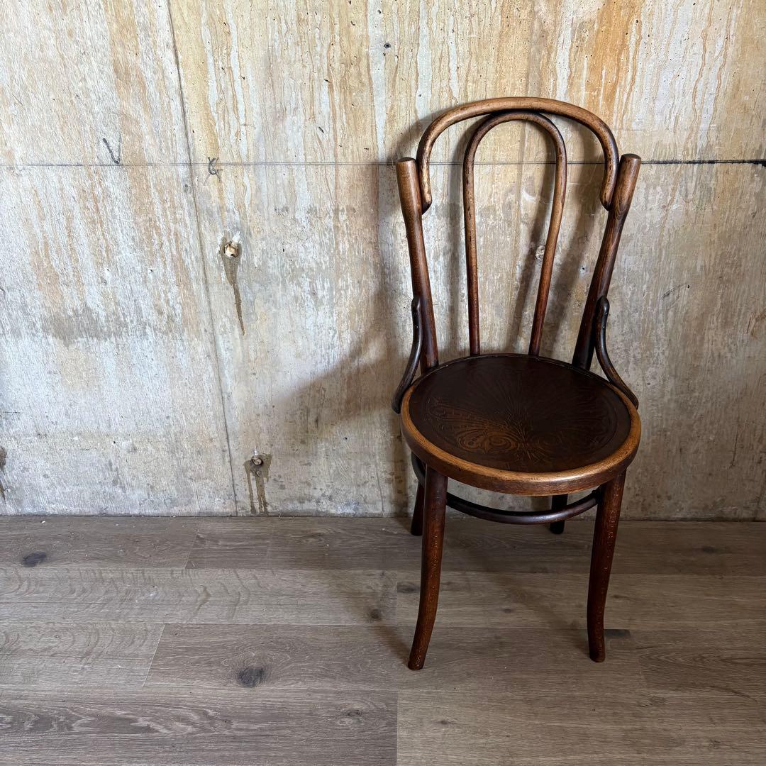 MUNDUS社　ヴィンテージ　ベントウッドチェア　曲木　アンティーク　②