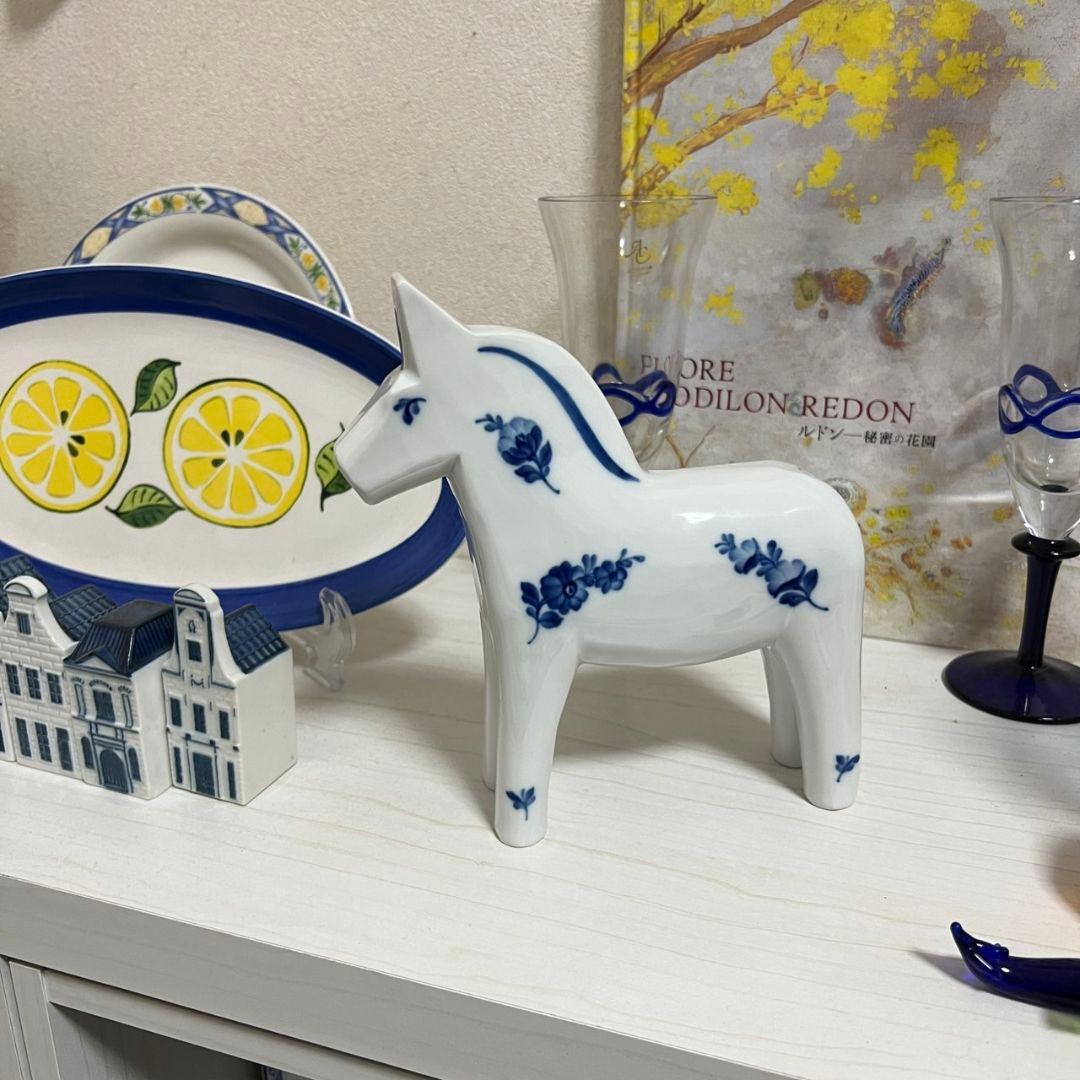 【希少】ロイヤルコペンハーゲン　馬の置物　美品　ダーラナホース