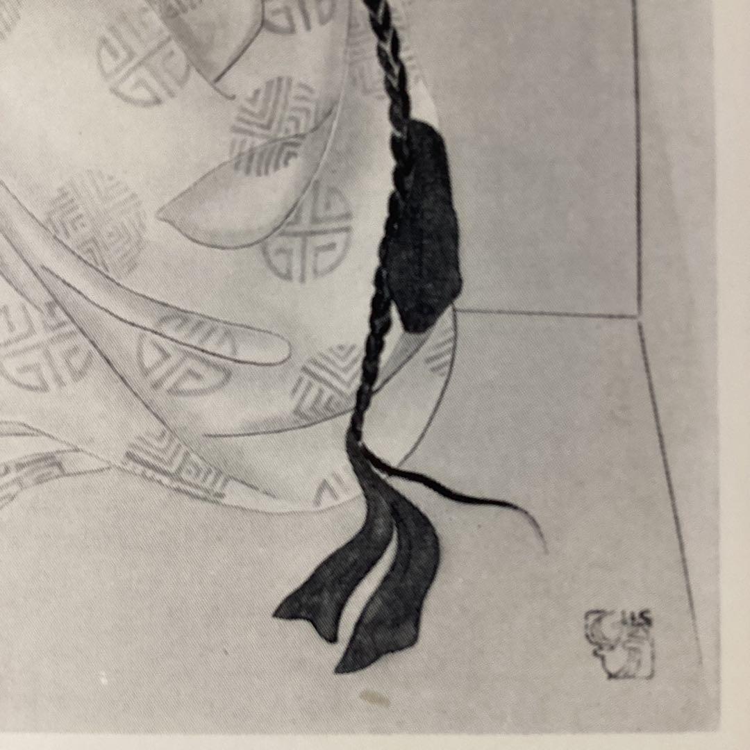 速水御舟　絹本掛軸　彩色画【梅　花　に　小　禽　図】　肉筆軸先良品模写　NO54