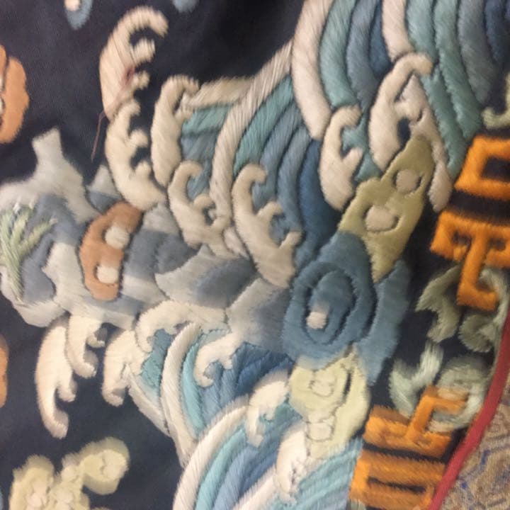 刺綉 中国美術 清時代 官服补子