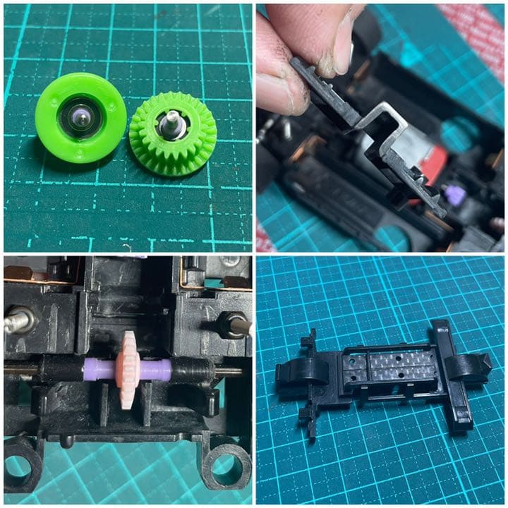 ミニ四駆完成品 MSフレキThunder shotフルカーボン