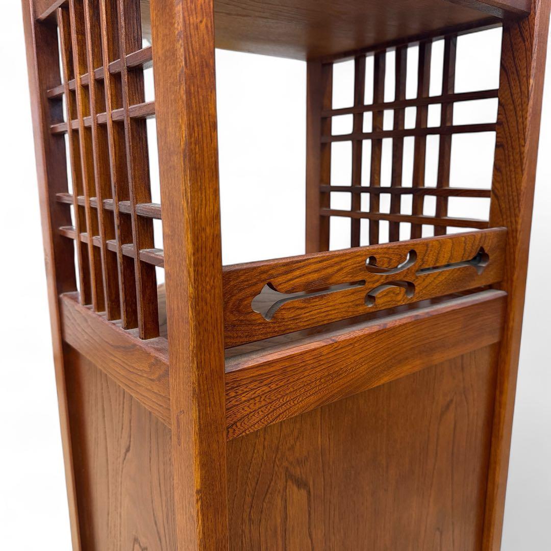 karimoku カリモク 電話台 FAX台 サイドテーブル 花台　チェスト