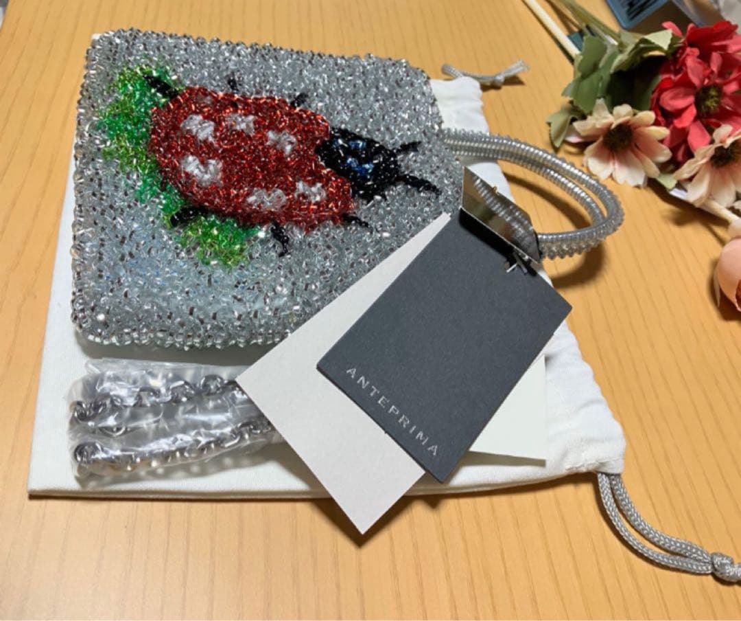 【新品☆未使用☆タグ付】フェイラー アンテプリマ/スクエア スモール/シルバー☆