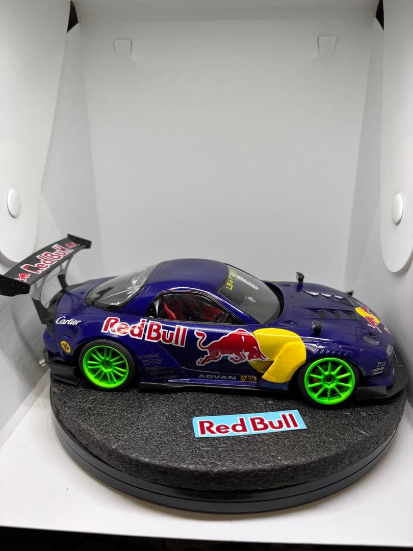 プラモデル完成品　アオシマ RX-7 RE雨宮　FD3S 改　1/24 D1GP