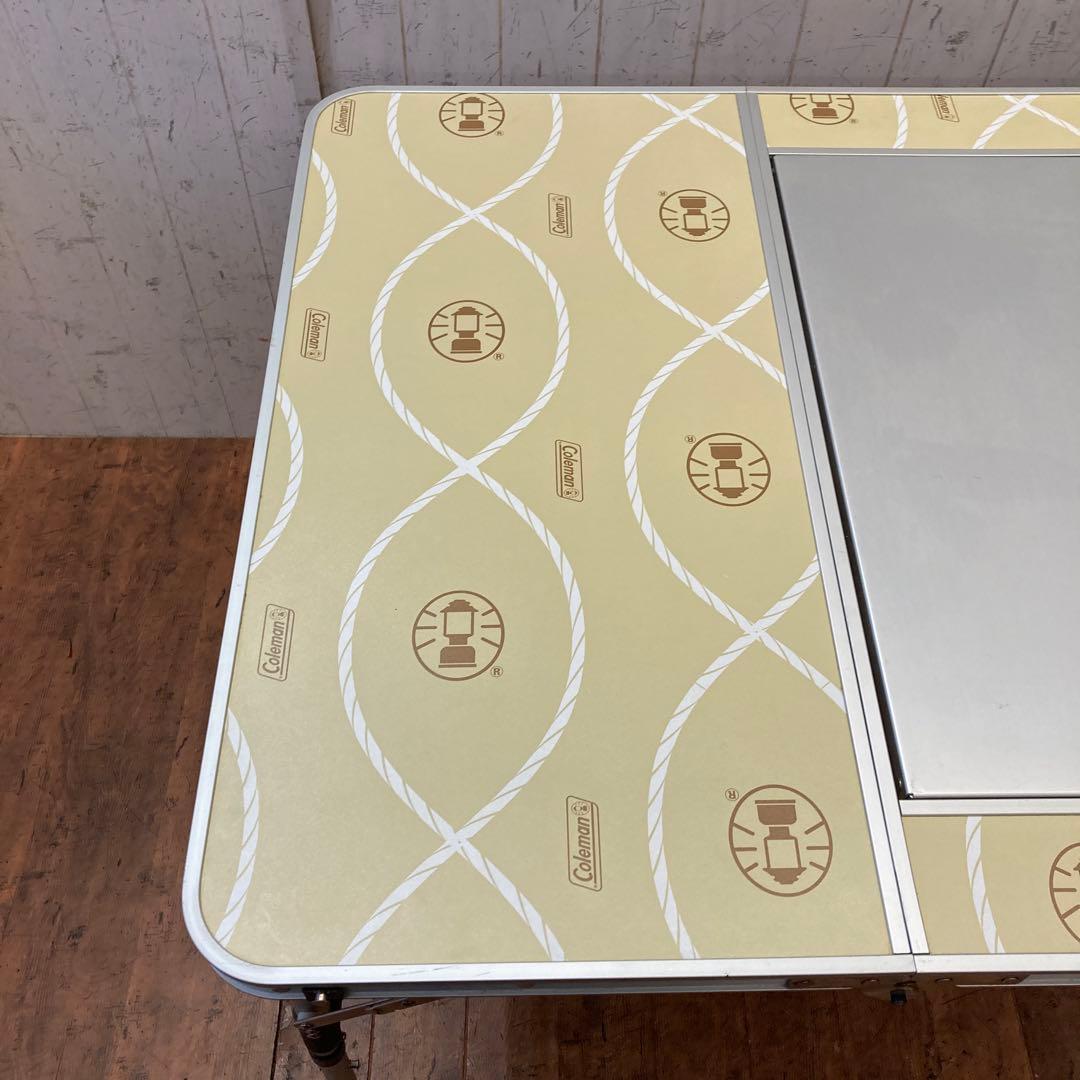 コールマン アウトドアテーブル グリルラック バーベキュー スリム 三つ折り