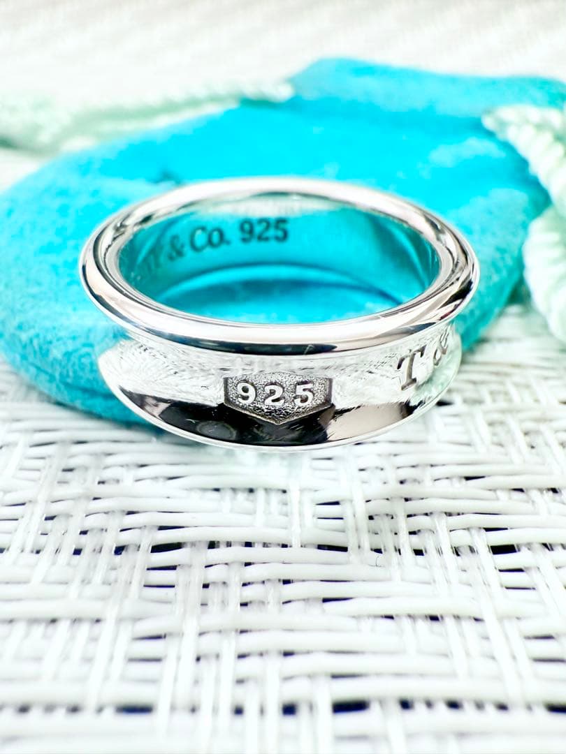 ティファニー　ナローリング　指輪　16.5号　研磨済み　1837 TIFFANY