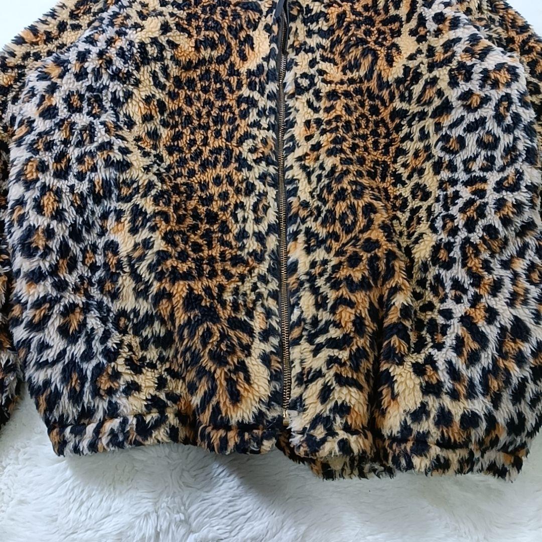 希少✨スタイルアイズ レオパード ファー ジップパーカー 東洋エンタープライズМ