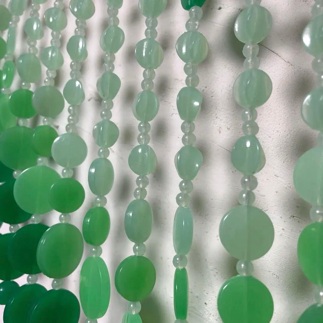 昭和　レトロ　ポップ　珠 のれん　暖簾　プラ