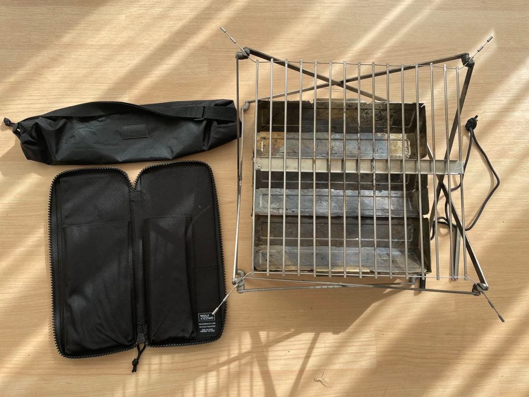 ウルフアンドグリズリー　 焚き火台ファイアーセーフ&グリルM1セット