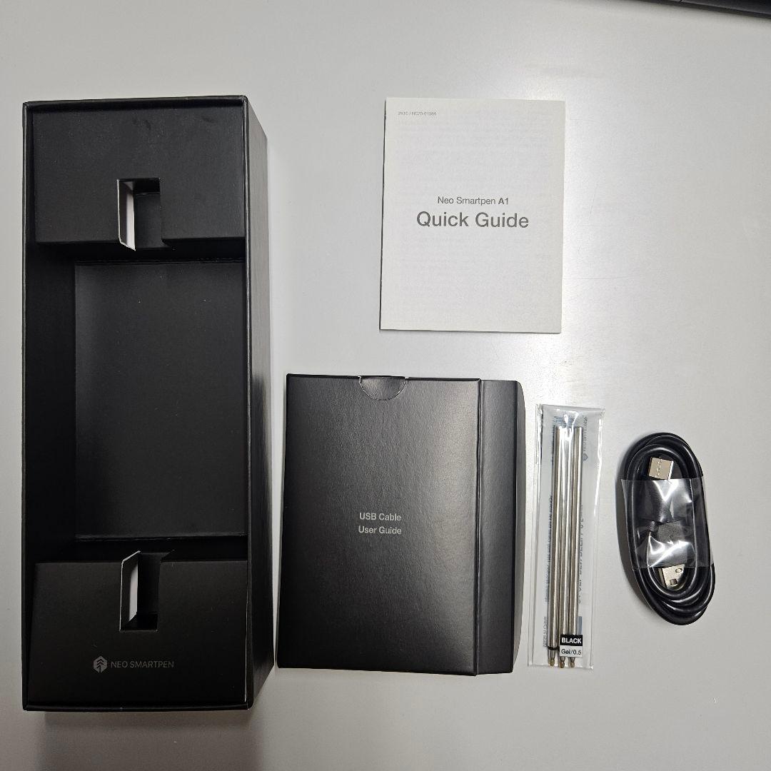 Neo Smartpen A1 ブラック 本体　ノートセット