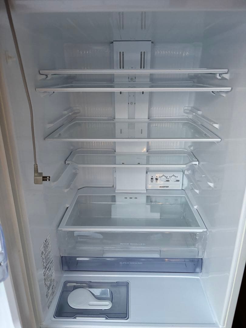 女性オーナー三菱 冷蔵庫 MR-CX37FL-W 21年製