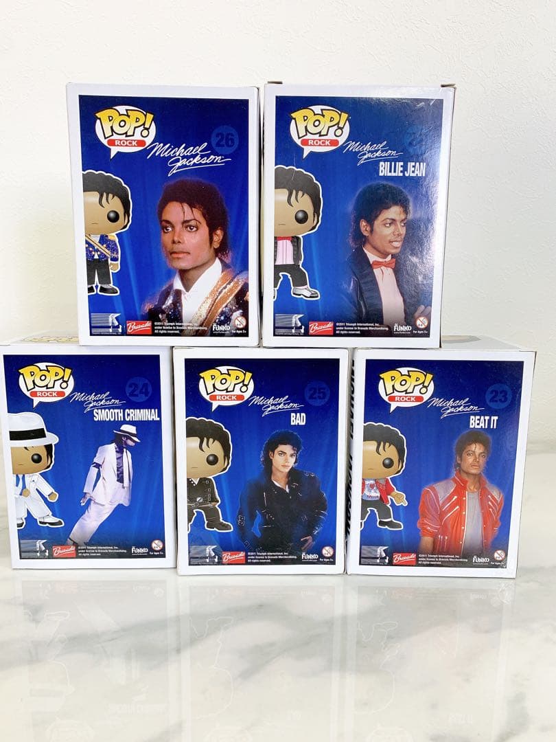 ＄【希少】Funko Pop! 初期 Michael Jackson 5体セット