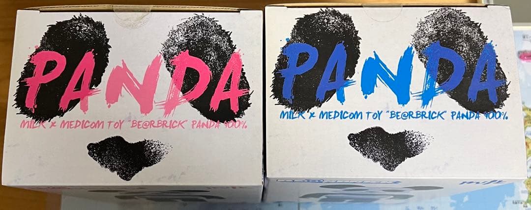 ベアブリック　PANDA milk 400%