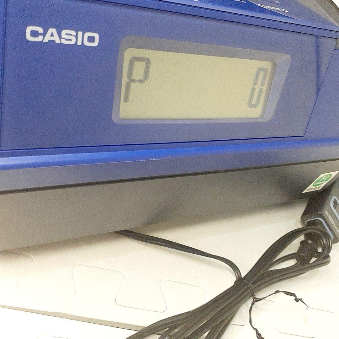 【美品】動作品　CASIO レジスター SE-G2　ブルー　取扱説明書付き