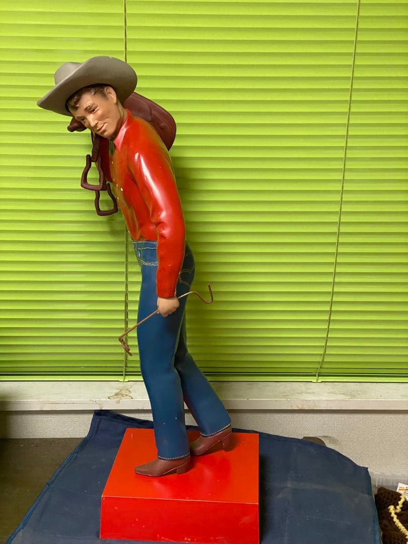 【ビンテージ品】ジーンズSHOP展示ウエアハウス人形☆限定シリアル037