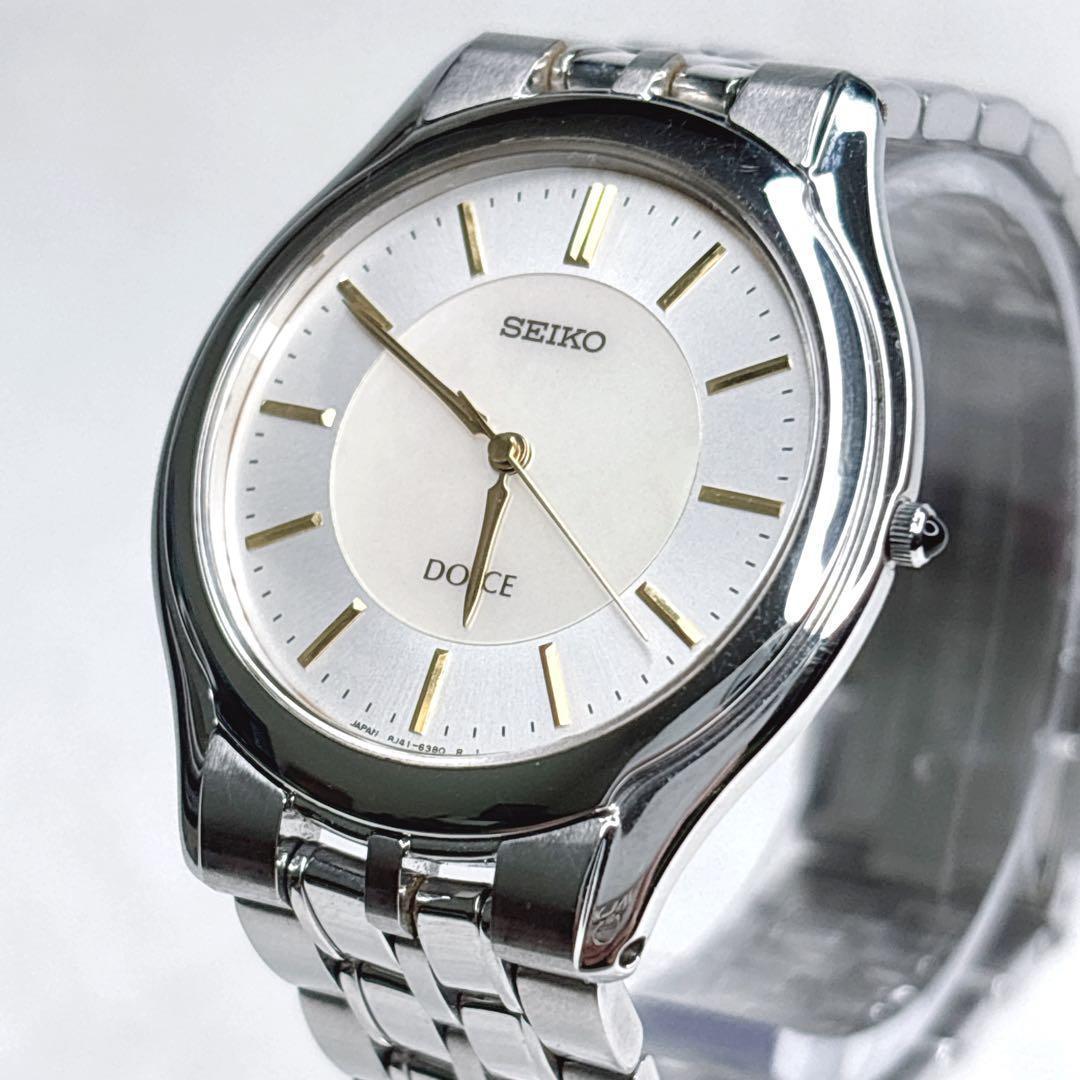 SEIKO DOLCE ドルチェ 高級ドレスウォッチ クォーツ メンズ腕時計