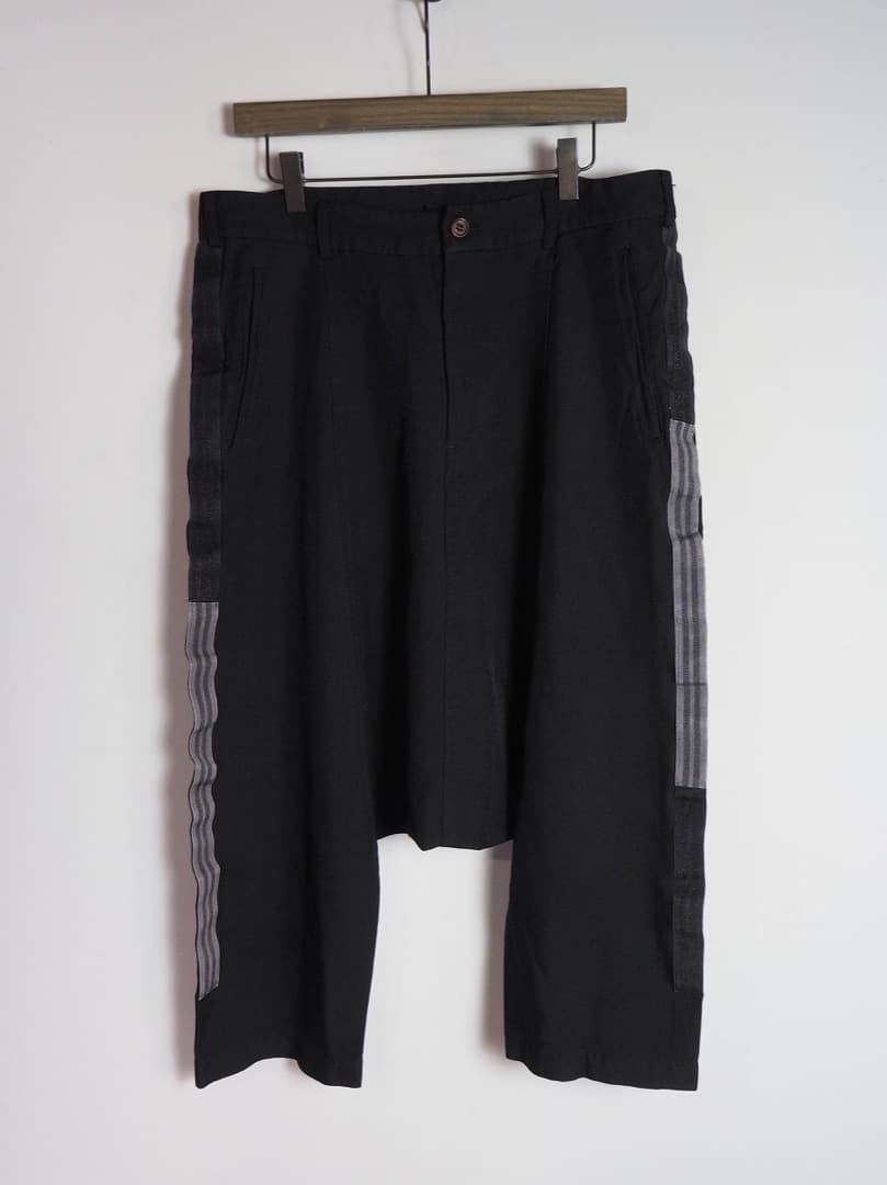 美品コムコム コムデギャルソン ポリ縮絨 サルエル ペンギン パンツ 209P▲