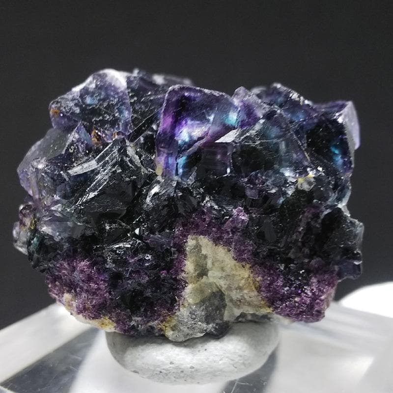 347 オコルス鉱山産 パープル ブルー フローライト