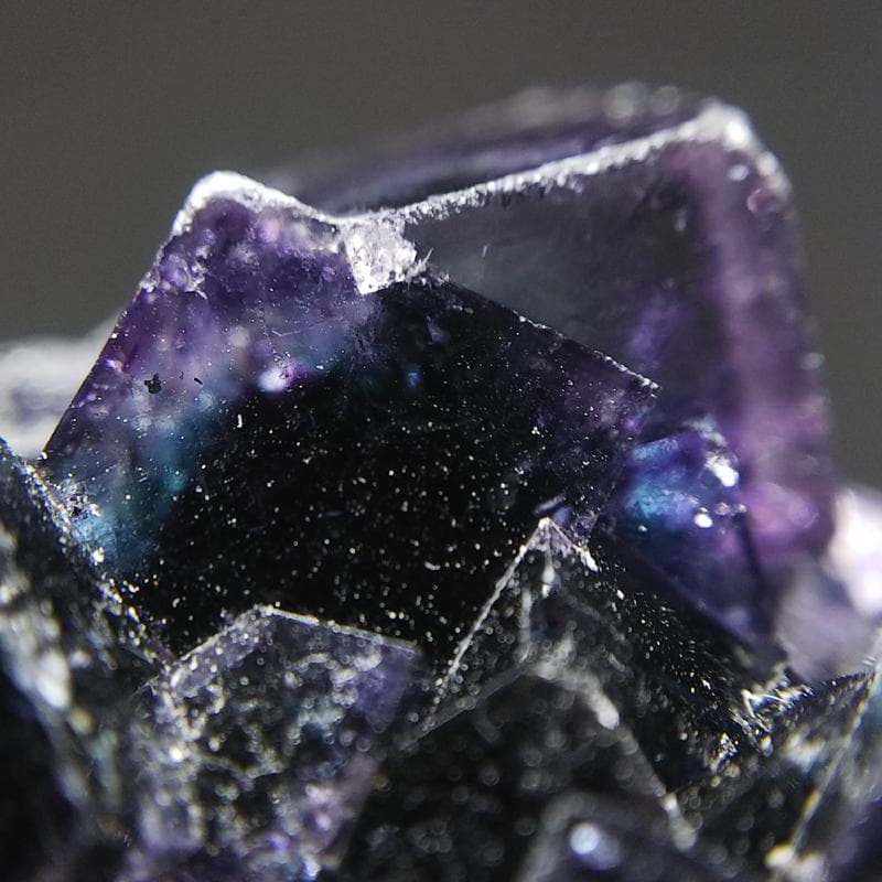 347 オコルス鉱山産 パープル ブルー フローライト