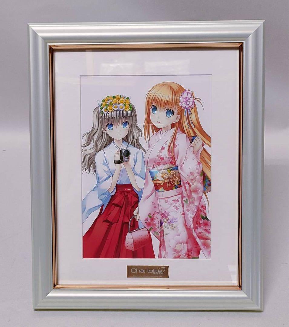 複製原画　Charlotte キャラファイングラフ Na-Ga key 版画