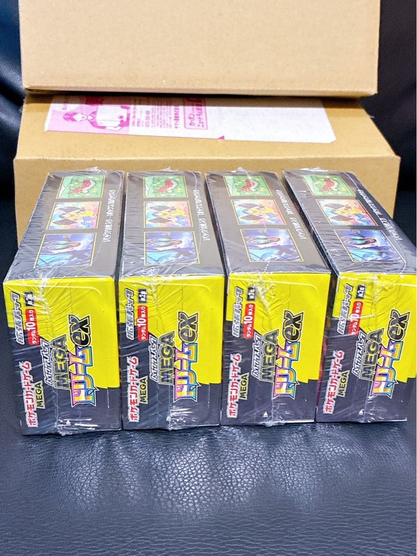 ポケモンカードゲーム MEGAドリームex 4BOX シュリンク付き　新品未開封