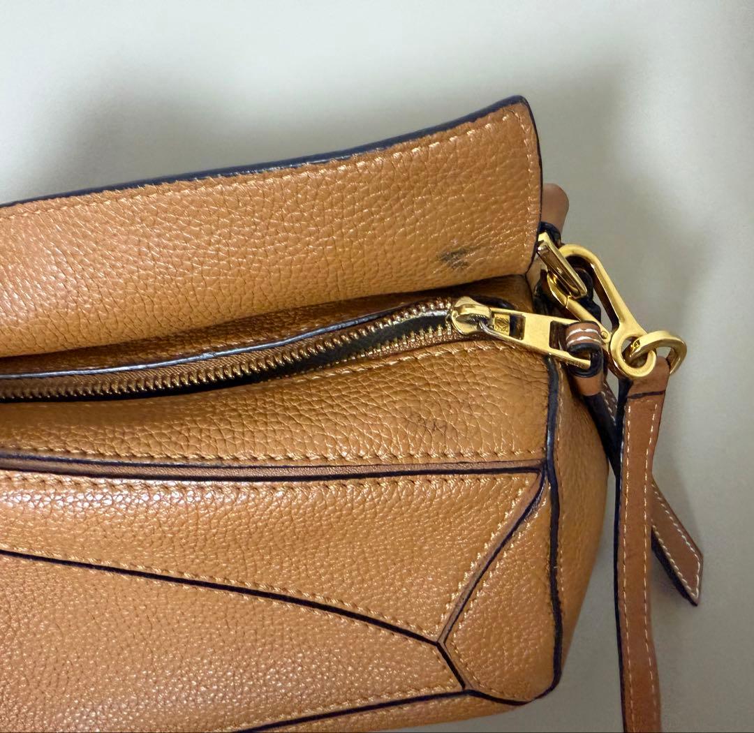 LOEWE ロエベ　パズルバッグ　ミニ　タン