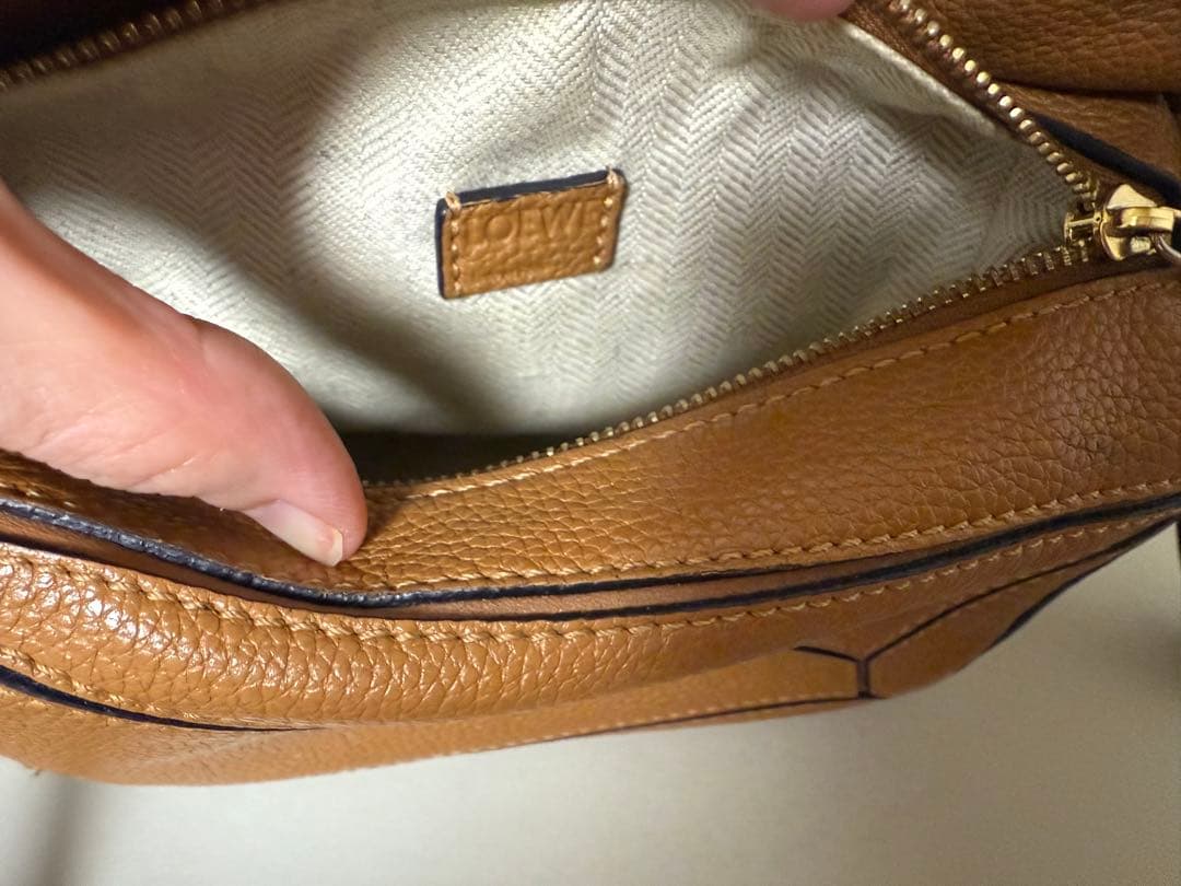 LOEWE ロエベ　パズルバッグ　ミニ　タン