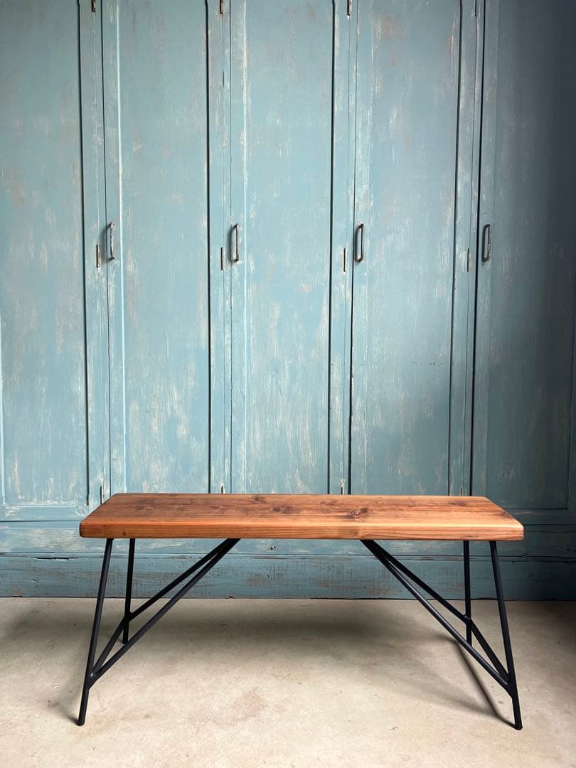 アイアンベンチ　カフェ風ベンチ　ベンチ