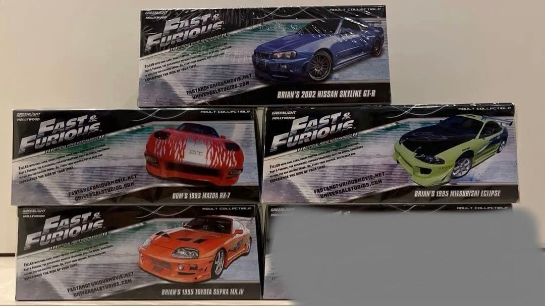 GREENLIGHT ワイルドスピード ミニカー 4台セット