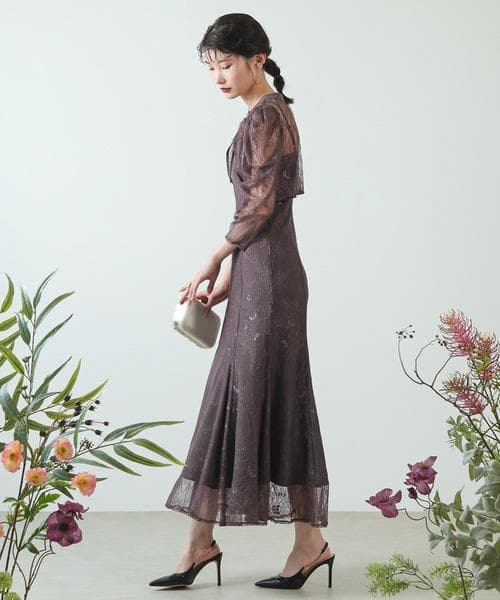 極美品 kana カナ 3way レースボレロセット ドレス М オケージョン