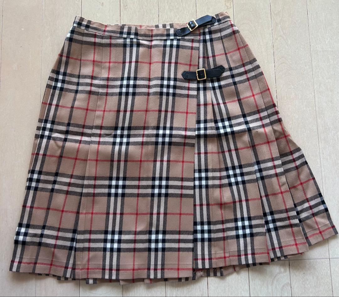 Burberrys チェック柄 プリーツスカート 38