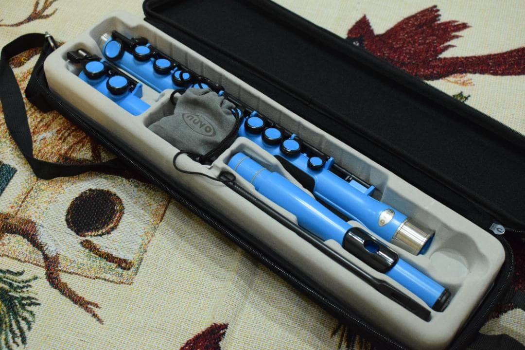 プラスチックフルート nuvo Student Flute 青