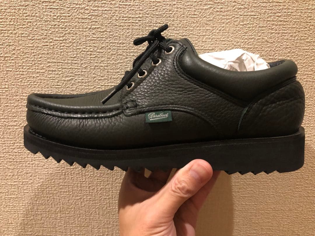 PARABOOT THIERSカーキレザーUK6