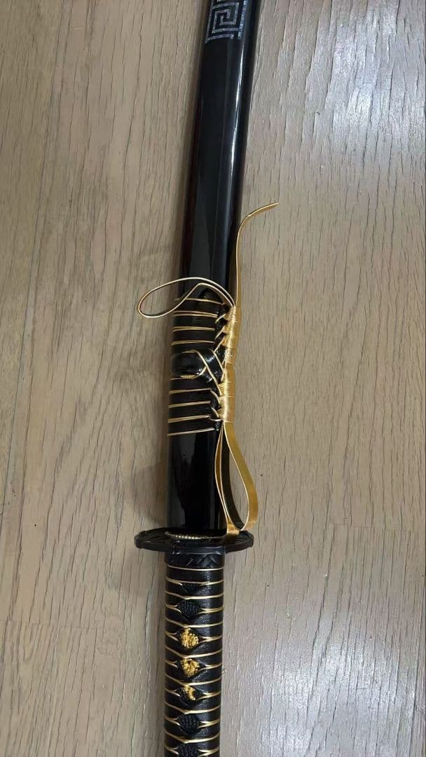 地金焼刃紋 黒炎武士打刀 剣道練習・コレクション用 模造刀居合練習用日本刀