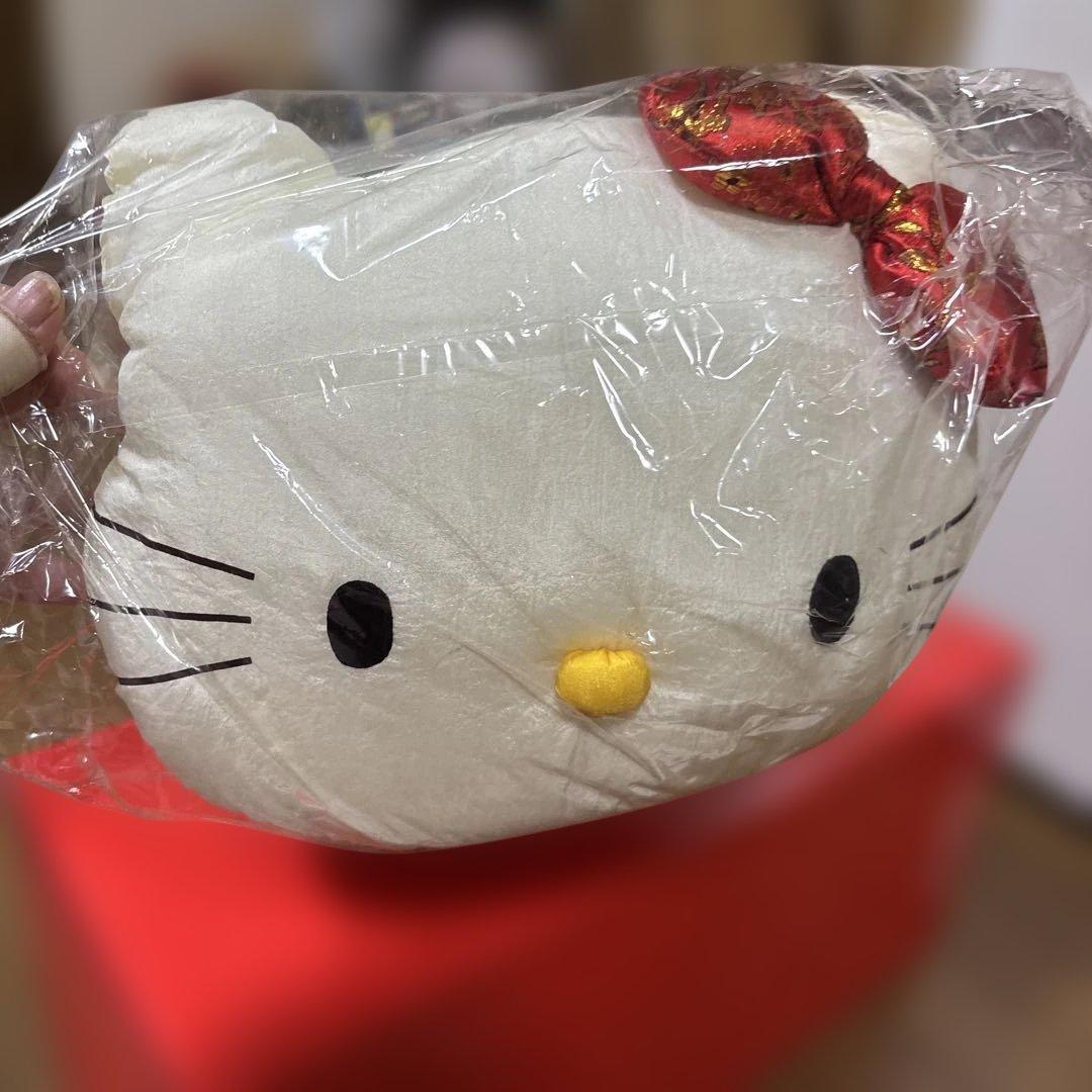 希少　キティ　1998年　クッション　限定誌上通販限定　チャイナドレス　箱タグ有