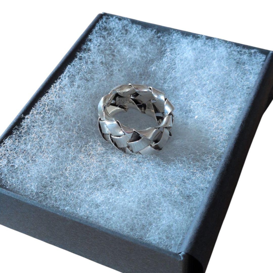 0*4様 XOLO JEWELRY ブレイデッドリング 19号相当