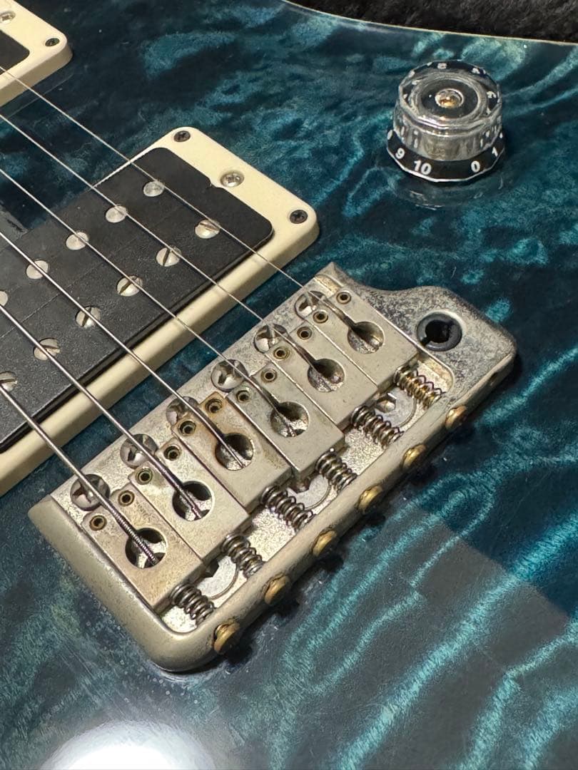 ギター PRS Custom24 10Top Whale Blue Quilt Top