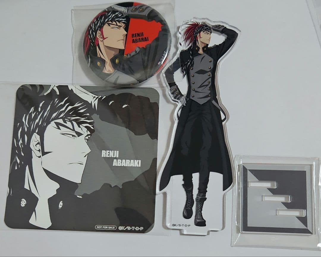 BLEACH コラボカフェ本舗 アクリルスタンド 缶バッジコースター 阿散井恋次