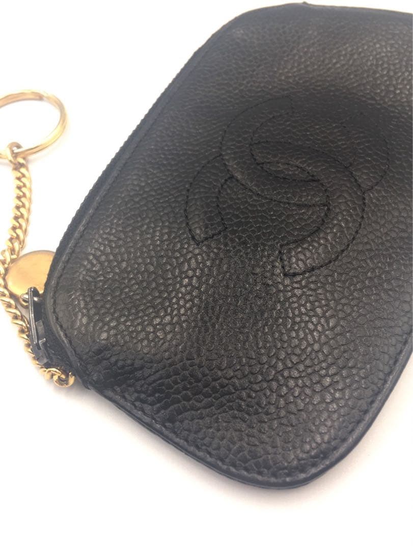 シャネル　CHANEL キャビアスキン　ケース