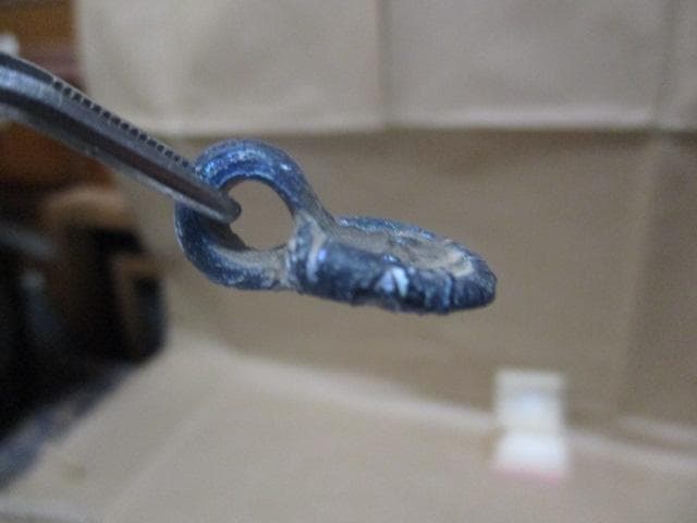 ローマンガラス　人面トンボorトップ　　M２４２３